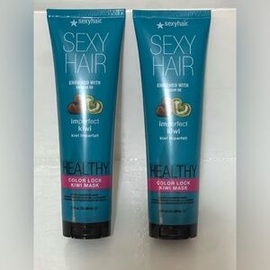SEXY HAIR Imperfect Fruit Color Lock Kiwi Mask 2.0 oz x2 SALE!!!